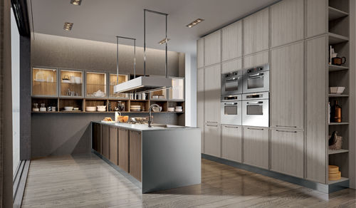 Cuisine contemporaine - ESTETICA - Home srl - classique / en bois / avec îlot