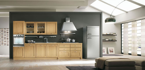 Cuisine classique - OLIMPIA - Home srl - en chêne / en frêne / en inox