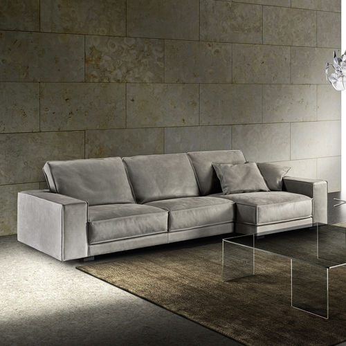 Canapé contemporain - TUXEDO - Lof's - Interior - - en cuir / inclinable
