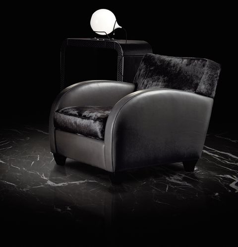 Fauteuil contemporain - TWIGGY - Lof's - Interior - - en cuir