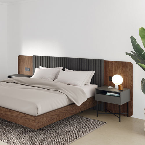 Tête de lit pour lit double - Land  - Mobenia - pour lit simple / contemporaine / en tissu