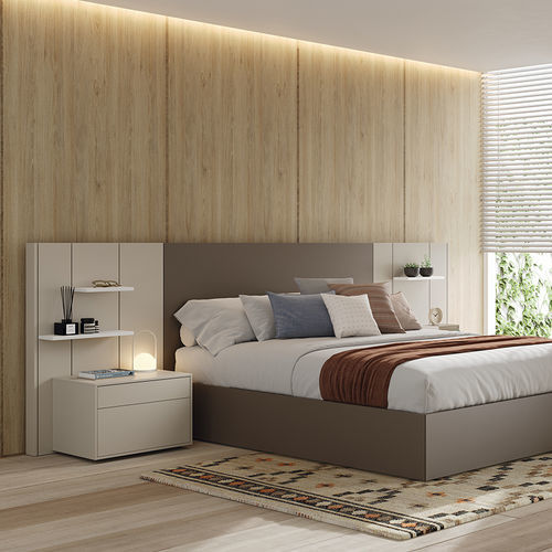 Tête de lit pour lit double - Pars - Mobenia - pour lit simple / contemporaine / en tissu