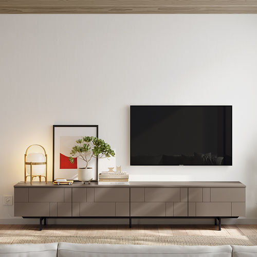 Meuble TV contemporain - Keyboard - Mobenia - avec rangement intégré / en mélaminé / en MDF laqué