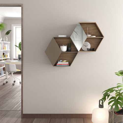 Étagère murale - Mel - Mobenia - modulable / contemporaine / en MDF laqué