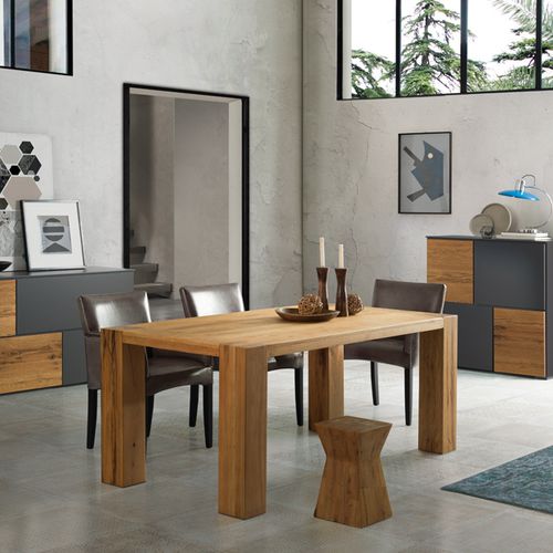 Table à manger contemporaine - BASE - Oliver B. Group srl - en chêne / rectangulaire / à rallonge
