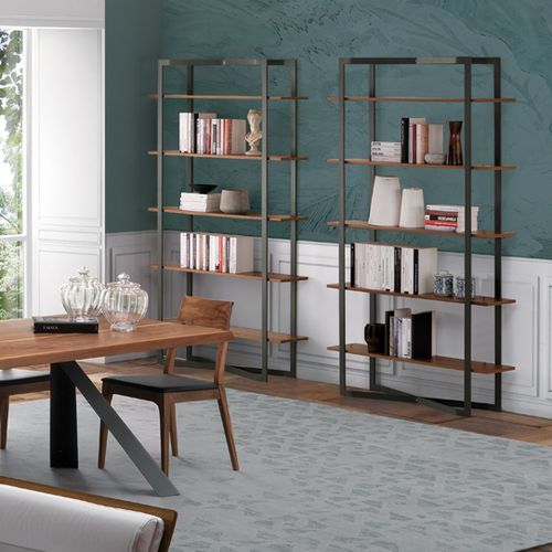 Étagère en acier inoxyable corner SIMONINOX 5 plateaux 2000x1260x400 mm