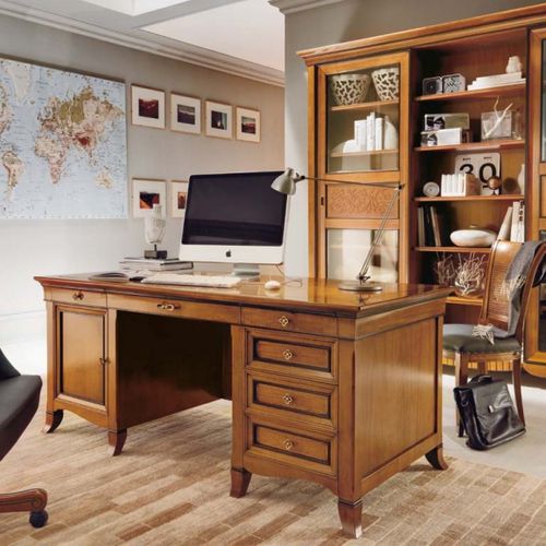 Bureau classique - ART. 6107 - Francesco Pasi Srl - en cerisier