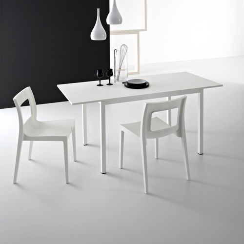 Table contemporaine - PLUTONE - Point srl - en métal / avec piètement en métal / rectangulaire