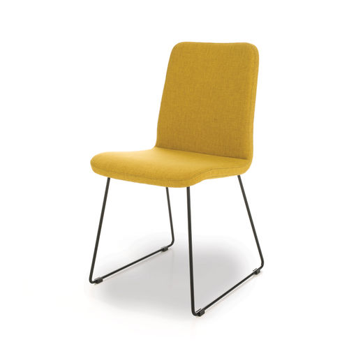 Chaise contemporaine - CLOE 3 - Point srl - d'intérieur / en tissu / tapissée