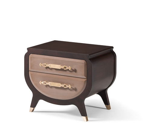 Table de chevet contemporaine - CVN030 - Prestige srl unipersonale - en bois / rectangulaire / avec tiroir
