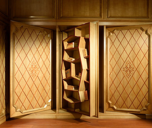 Armoire de style - GDA01 - Prestige srl unipersonale - en cerisier / avec porte pivotante
