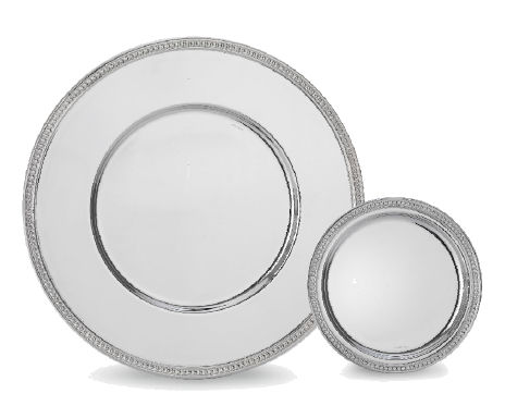 Assiette plate - LE PERLE : 9.45.5602 - Rino Greggio Argenterie spa - de présentation / ronde / en porcelaine