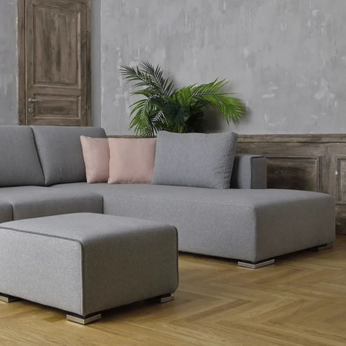 Canapé modulable - HARLEM - S.m.c. Italia srl - d'angle / contemporain / en tissu