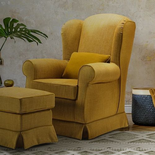 Fauteuil contemporain - BERGERE - S.m.c. Italia srl - en tissu / en bois / bergère