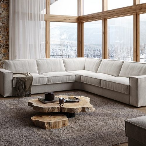 Canapé modulable - MORGAN - S.m.c. Italia srl - lit / contemporain / en tissu