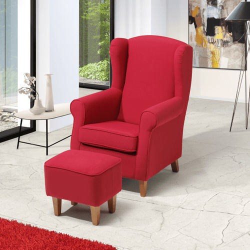 Fauteuil contemporain - ROBLE - Suinta sl - en fibre de polyester / en bois / avec coussin amovible