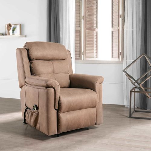Fauteuil relax contemporain - ALCAL&Aacute; - Tapizados Acomodel Yecla sl - en mousse de polyuréthane / en tissu / en fibre synthétique