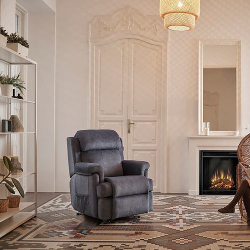 Fauteuil relax contemporain - AQUA - Tapizados Acomodel Yecla sl - en cuir / en tissu / en wengé