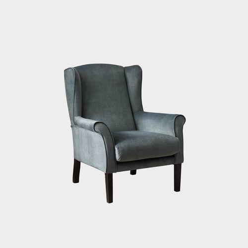 Fauteuil contemporain - LOYRA - Tapizados Acomodel Yecla sl - en mousse de polyuréthane / en tissu / en hêtre