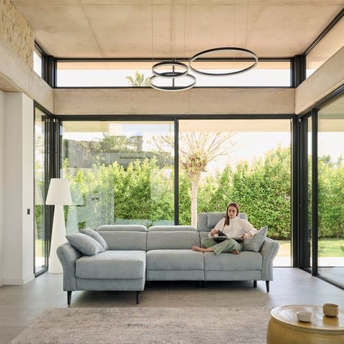 Canapé modulable - IGOR RELAX - Tapizados Acomodel Yecla sl - d'angle / contemporain / en tissu