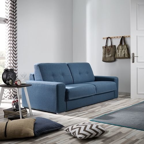 Canapé convertible - PARIS - Tapizados Acomodel Yecla sl - contemporain / en métal / en tissu