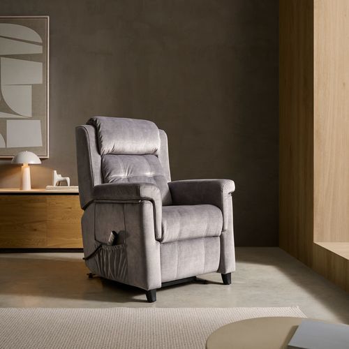 Fauteuil contemporain - GALATEA - Tapizados Acomodel Yecla sl - en cuir / en mousse de polyuréthane / en fibre synthétique