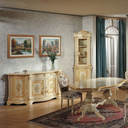 Buffet de style - ART.9909 - Tarocco Vaccari Group srl - en bois laqué / blanc