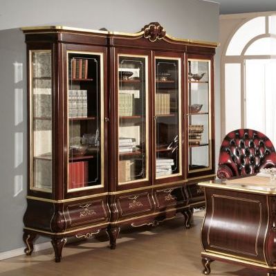 Bibliothèque classique - ART. T531  - Tarocco Vaccari Group srl - en bois / vitrée