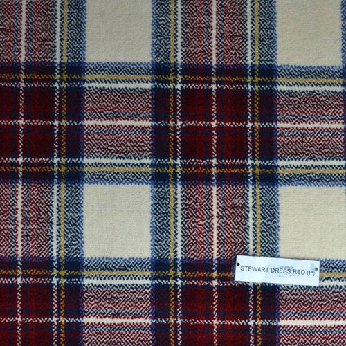 Moquette tissée - STEWART DRESS RED TARTAN  - STEVENS AND GRAHAM - en laine / en nylon / pour le tertiaire