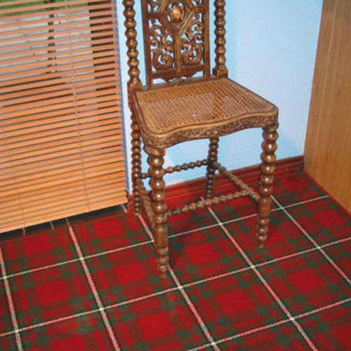 Moquette tissée - MACGREGOR RED TARTAN  - STEVENS AND GRAHAM - en laine / en nylon / pour le tertiaire
