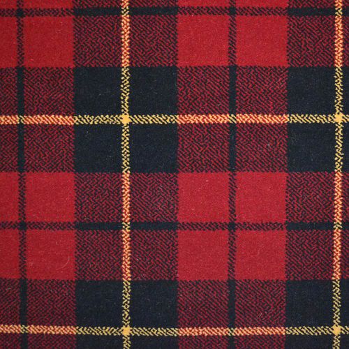 Moquette tissée - WALLACE RED TARTAN  - STEVENS AND GRAHAM - en laine / en nylon / pour le tertiaire