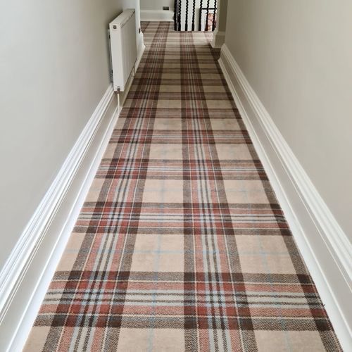 Moquette tissée - AILSA CRAIG - STEVENS AND GRAHAM - en laine / en nylon / à carreaux