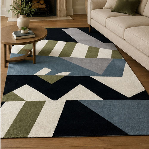 Tapis contemporain - MALIN  - STEVENS AND GRAHAM - motif abstrait / en laine / rectangulaire