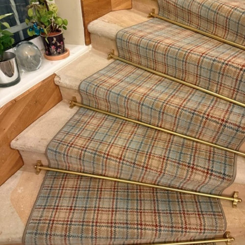 Tapis classique - HARRIS TARTAN - STEVENS AND GRAHAM - à carreaux / en laine / rectangulaire