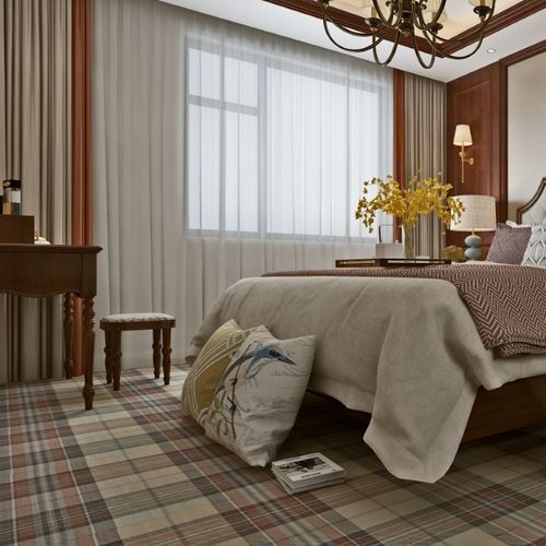 Tapis classique - AILSA CRAIG TARTAN - STEVENS AND GRAHAM - à carreaux / en nylon / en laine