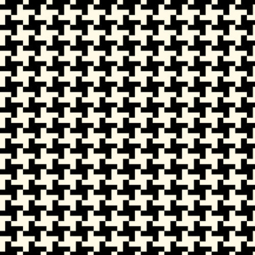 Tapis classique - HOUNDSTOOTH  - STEVENS AND GRAHAM - à motif géométrique / en laine / rectangulaire