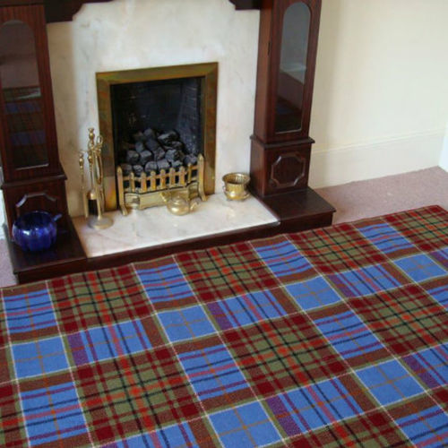 Tapis classique - ADAM TARTAN - STEVENS AND GRAHAM - à carreaux / en nylon / en laine