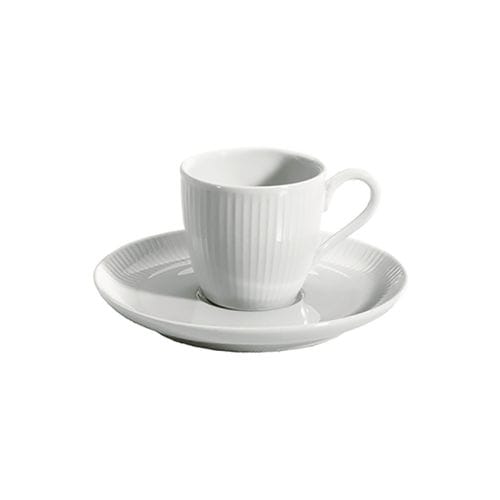 Tasse à café en porcelaine - PLISSÉ - PILLIVUYT