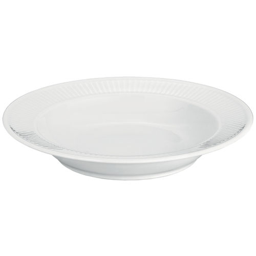 Assiette creuse - PLISSÉ - PILLIVUYT - ronde / en porcelaine / à motif