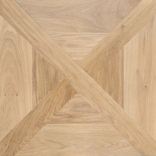 Parquet massif - VIENNA CROSS - QC FLOORS - en chêne / patiné / à coller