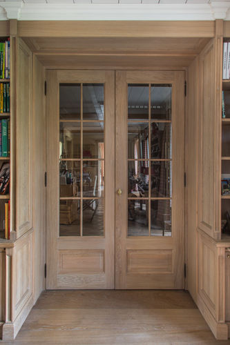 Porte d'intérieur - QC FLOORS - en bois / battante / contemporaine