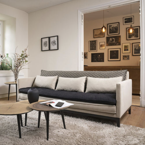 Canapé contemporain - SAHARA - RALPH M. - en tissu / avec revêtement amovible / avec coussin amovible