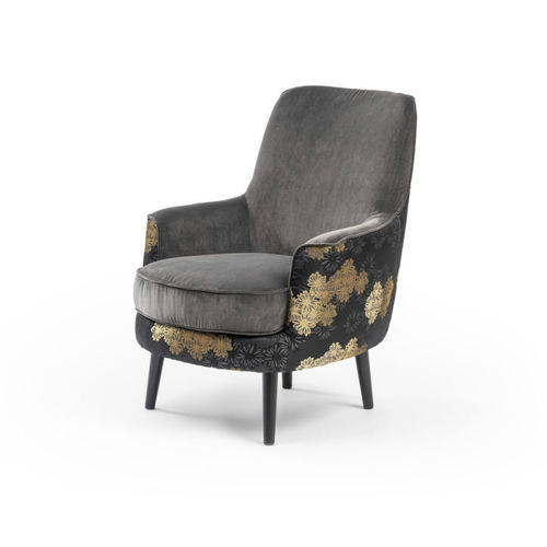 Fauteuil contemporain - FIGARO - RALPH M. - en tissu / avec coussin amovible / personnalisable