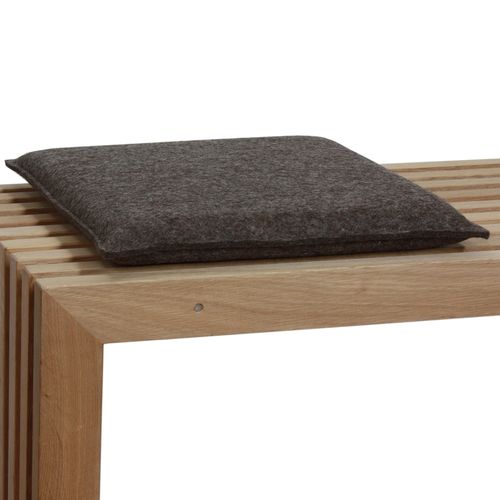 Coussin pour chaise - XX_SI30 - RAUMGESTALT - carré / uni / gris