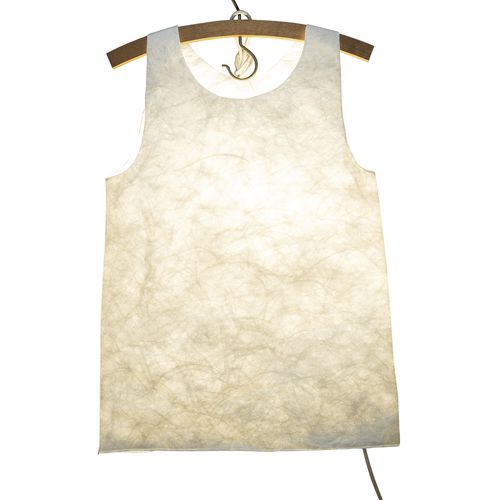 Suspension - SHIRT - LAMP - RAUMGESTALT - en chêne / en Tyvek® / contemporaine