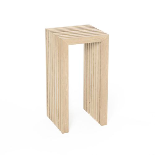 Tabouret de bar contemporain - XX_HT4 - RAUMGESTALT - en chêne