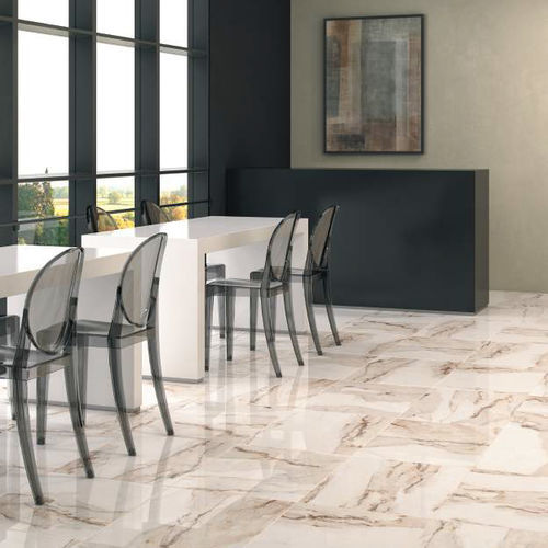 Carrelage en porcelaine - CORFU - ALAPLANA - brillant / d'intérieur / de salon
