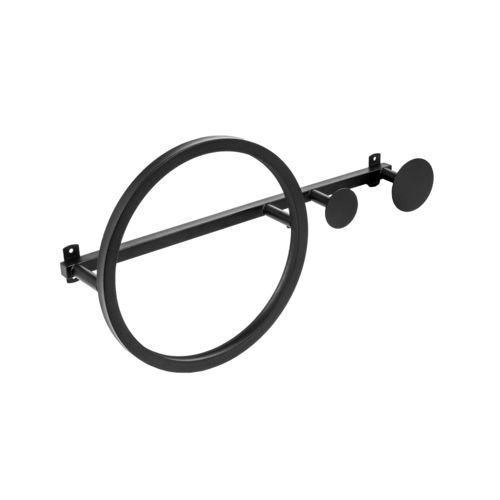Porte-manteau mural - Moon  - CIPI' - contemporain / en acier peint / noir