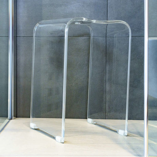 Tabouret contemporain - Ghost  - CIPI' - en acrylique / avec piètement en acrylique / double
