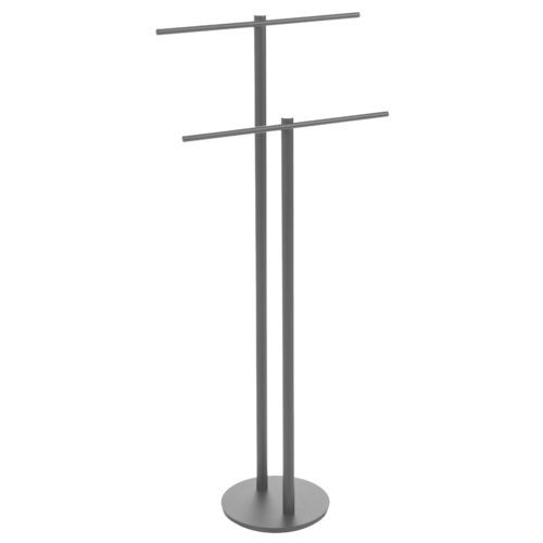 Porte-serviettes 2 barres - Smilzo  - CIPI' - sur pied / en aluminium / en acier à revêtement par poudre